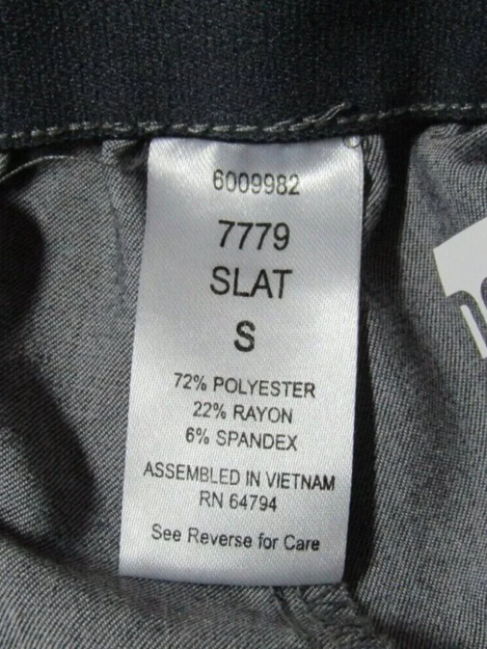 Roth Wear Hutton Straight Leg Gray Scrub Pants Men Sz S 7779 Nurse Vet Tech CNA